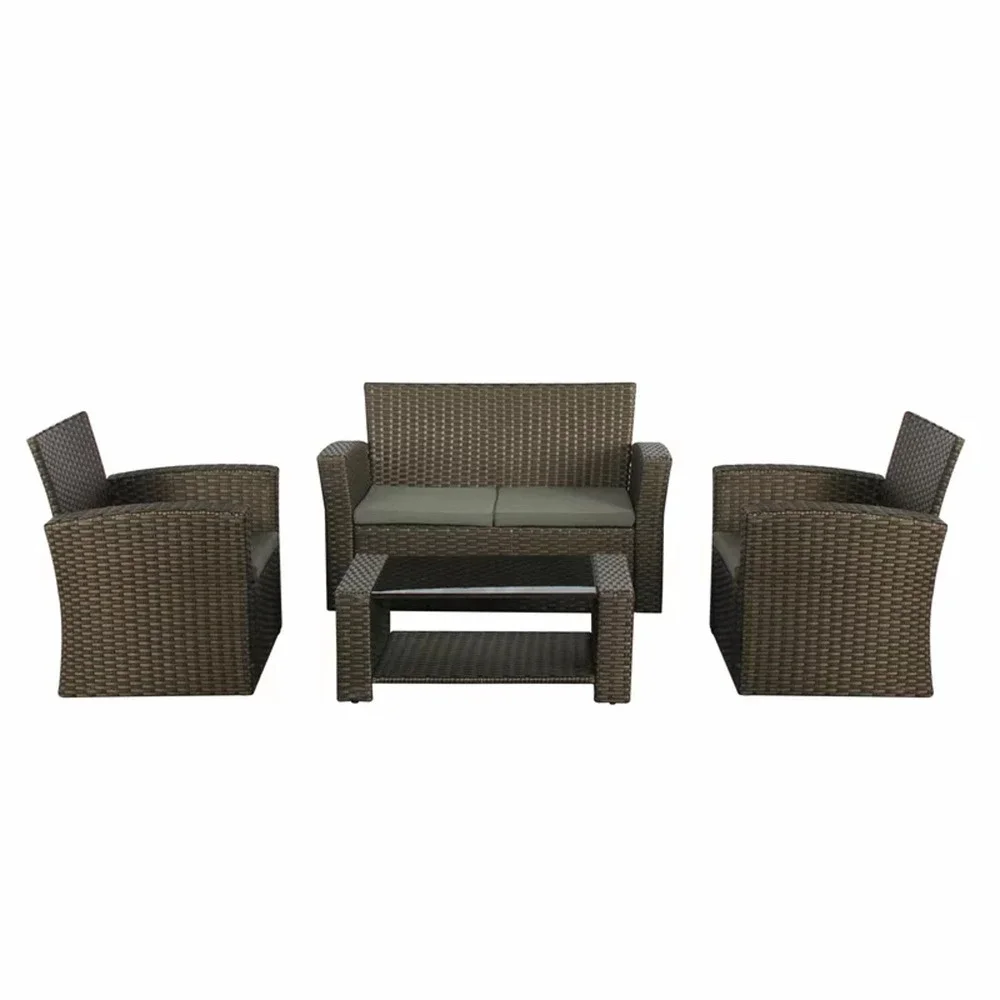 Charmain 4 - Person Outdoor Seating Group with Cushions